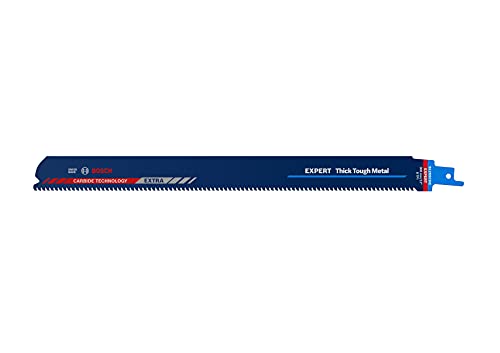 Bosch Accessories 1X Lame Per Seghe Universali S 1255 Chc Expert `Thick Tough Metal` Acciaio Resistente, Ghisa, Lunghezza 300 Mm, Accessorio Sega Univ