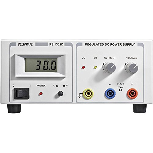 Voltcraft Ps-1302 D Alimentatore Da Laboratorio Regolabile 0-30 V/Dc 0-2 A 60 W Numero Di Uscite 1 X