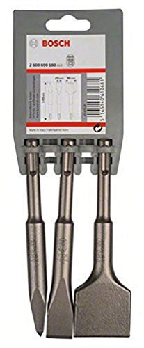 Bosch Accessories Sds-Plus Set Per La Scalpellatura Da 3 Pezzi, 140 Mm