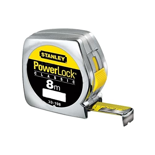 Stanley 1-33-198 Flessometro, Argento, 8 M X 25 Mm