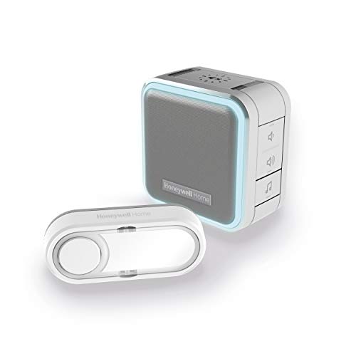 Honeywell Home Dc515Sg Kit Campanello Senza Fili, 150 M, 6 Melodie, 84Db, Grigio