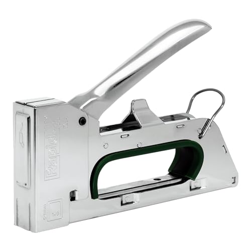 Rapid Pro R14 Graffatrice Manuale Per Graffette Per N. 140, Dotata Di Impugnatura Ergonomica, Parti Interne In Acciaio, Adatta A Lavori Di Tappezzeria