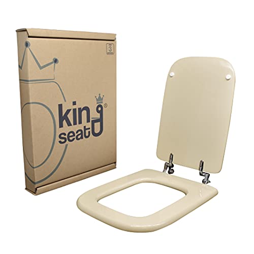 King Seat Copriwater Dedicato, Serie Conca Ideal Standard, Realizzato In Mdf Certificato, Colore Champagne