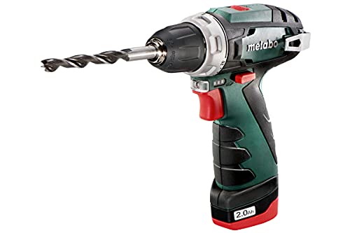 Metabo Powermaxx Bs Basic 600984000 Trapano Avvitatore A Batteria 12 V 2.0 Ah Li-Ion Incl. Seconda Batteria, Incl. Cari