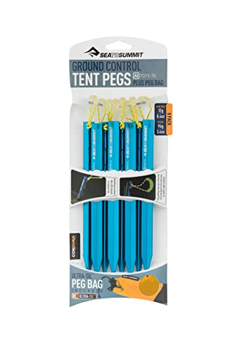 Seato Summit Apegs8Pk, Juego Piquetas 8 Uds Unisex-Adulto, Blu