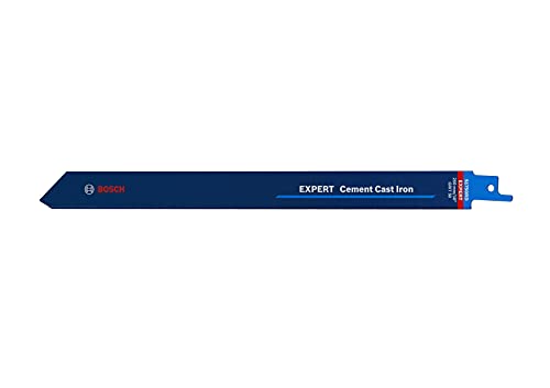 Bosch Accessories 1X Lame Per Seghe Universali Expert ‘Cement Cast Iron’ S 1750 Rd Ghisa, Fibre Plastiche Gfk, Cfk, Lunghezza 250 Mm, Accessorio Sega