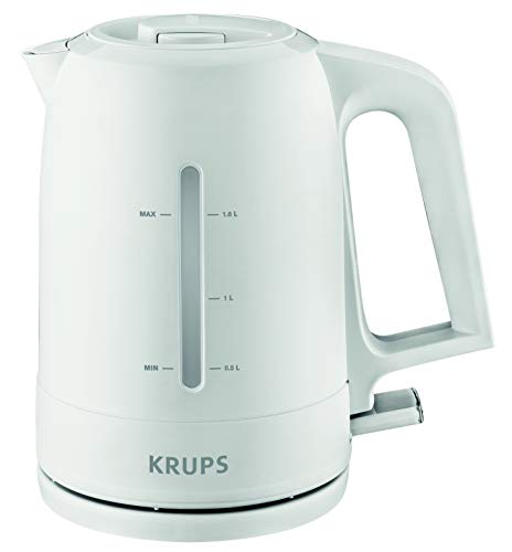 Krups Bw2441 Bollitore Elettrico 1.6 Litri, 2400 Watt, Bianco