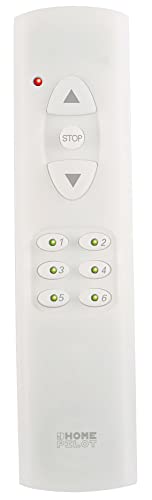 Homepilot - Telecomando Smart 6 Gruppi | Controllo Facile Di 48 Dispositivi Smart Home In 6 Gruppi. Ideale Per Luce, Riscaldamento E Tapparelle.