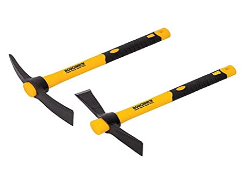Roughneck Rou 64015 - Set Da 2 Pezzi, Tra Cui: 1 Micro Plettro E 1 Taglierina Mattock (Entrambi 380 Mm, 15"), Giallo