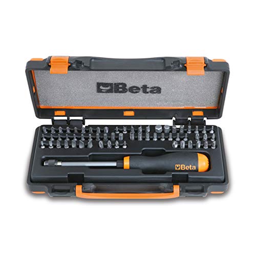 Beta 861/C61P - Set Cacciaviti Di Precisione Con 61 Inserti Intercambiabili Da 230 Mm - Dimensioni 270X120X45 Mm