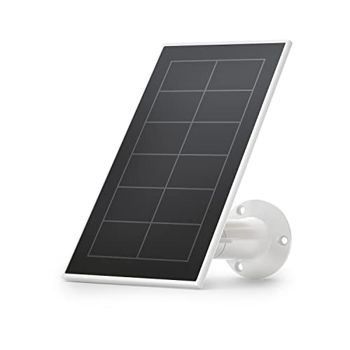 Accessori Certificati Arlo | Pannello Solare, Cavo 2,4 M, Resistente Alle Intemperie, Compatibile Con Le Telecamere Floodlight Arlo Ultra, Ultra 2, Pr