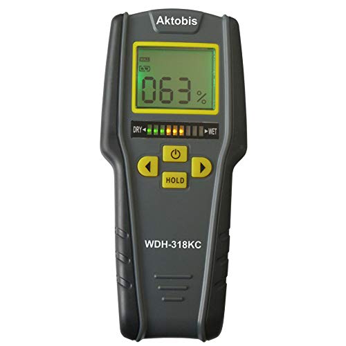 Aktobis Misuratore Di Umidità Del Materiale Wdh-318Kc Per La Determinazione Dell'Umidità In Pareti, Soffitti, Pavimenti, Muri E Legno