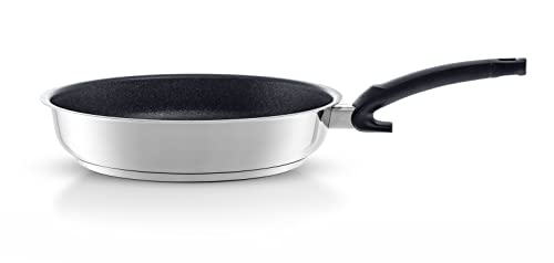 Fissler Adamant Premium Padella In Acciaio Inox 28 Cm, Padella Sigillata, Antiaderente, Antigraffio, Cottura A Induzione