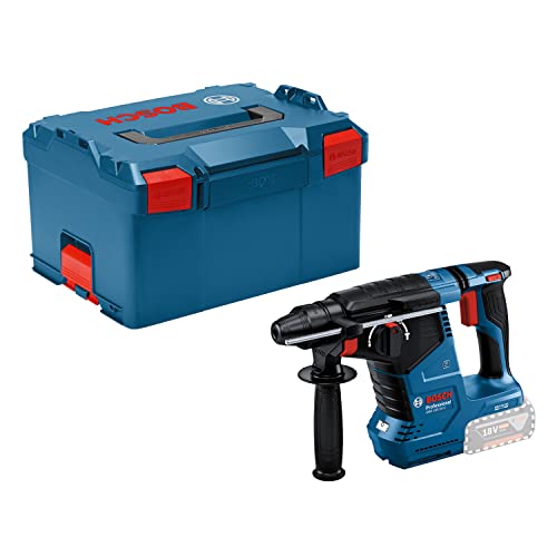 Bosch Professional 18V System Martello Perforatore A Batteria Gbh 18V-24 C (Con Sds Plus, Senza Batterie E Caricabatteria, Impugnatura Supplementare,