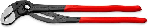 Knipex Cobra Xl Pinza Regolabile Per Tubi E Dadi Bonderizzata Grigia, Rivestiti In Resina Sintetica 400 Mm (Confezione Self-Service/Blister) 87 01 400