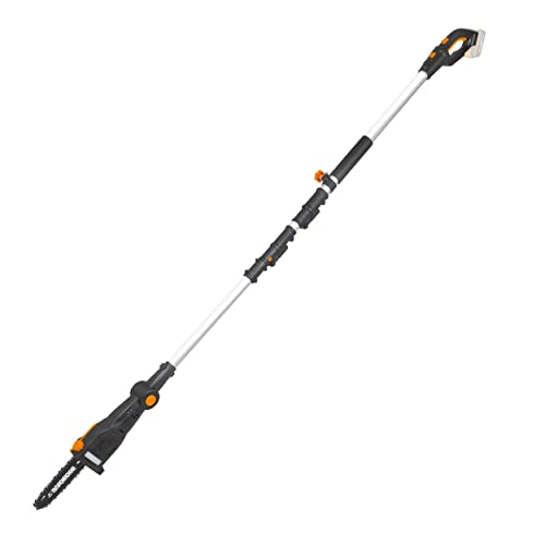 Worx Potatore Telescopico 20 V Powershare Wg349E 9 Non Include Batteria E Caricatore 220 Cm Di Pertica Tensione Automatica Della Catena