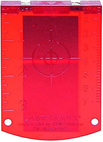 Bosch Professional Piastra Di Riscontro Pannello Di Mira Per Laser (Rosso)