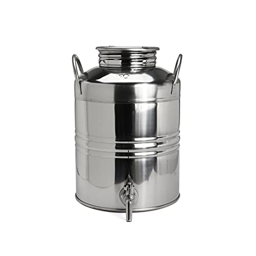 Fusto Alimenti Basso Inox 18/10 L.10 Milano [Machx ]