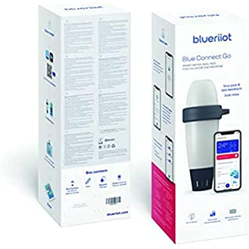 Gre 73014 Blue Connect Go, Analizzatore D'Acqua Intelligente Che Misura I Principali Parametri Della Piscina O Della Spa, Bianco