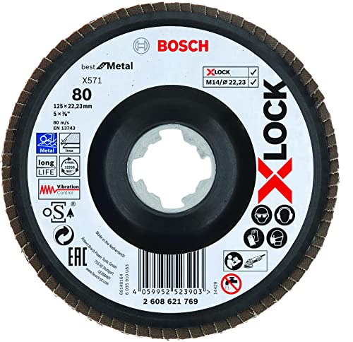Bosch 2608621769 - X-Lock Lam.X571 B.Metal:125Mm C.Plás.G80