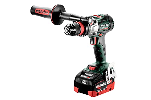 Metabo Sb 18 Ltx Bl Q I 602361660 - Trapano Avvitatore A Percussione A Batteria, 18 V, 2 Caricabatterie Lihd Asc 145, Valigetta In Plastica