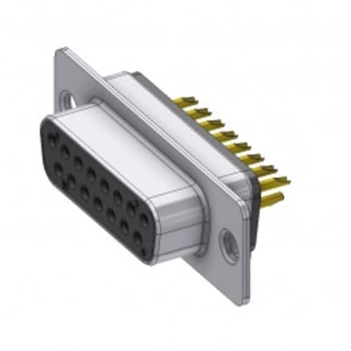 Deltron Connectors D15Sz/2Fp102 D-Sub Presa 180° Numero Di Poli (Num): 15 Calici Per Saldatura.