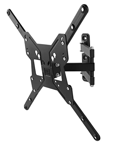 One For All Wm2451 Supporto Da Parete Per Tv - Montaggio A Muro Girevole 180° E Inclinabile 15° - Dimensioni Schermo 13-55 Pollici - Per Tutti I Tipi