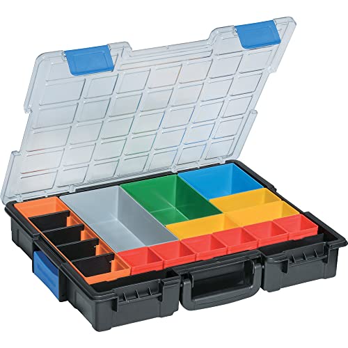 Allit Europlus Pro >K<44/18 - Valigetta Professionale Con Clip Di Collegamento, 18 Scomparti