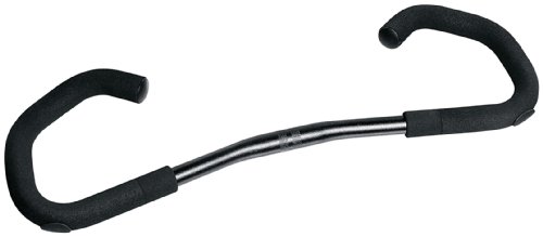 Ergotec Fahrradlenker Lenkerbügel Ahs-Basic Sport 25.4 / Aluminium Al6061-T6, Mit Lenkerenden, Comfort Und Soft-Griffüberzug, Manubrio Unisex Adulto, 
