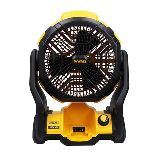 Dewalt Ventilatore Xr 18V Senza Caricabatteria/Batteria, Multicolore