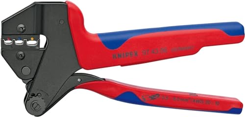 Knipex Pinza Universale Per Terminali Per Matrici Intercambiabili Brunita, Rivestiti In Materiale Bicomponente 200 Mm 97 43 06