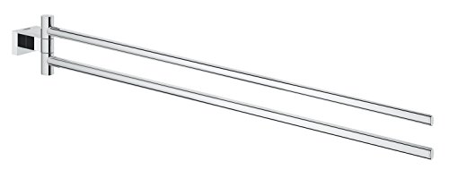 Grohe Porta Salviette Essentials Cube, Grigio (Cromo), 439 Mm 40624001