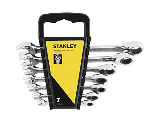 Stanley Fatmax Set 7 Chiavi Combinate A Cricchetto Piatte