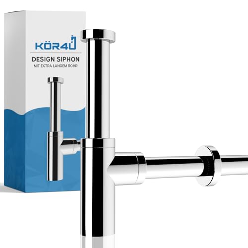 Kör4U K12518 Sifone Di Design Premium, Cromo