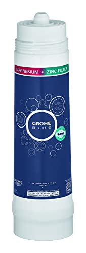 Grohe Filtro Magnesium+Zinco, Filtro Di Ricambio Per Sistemi Grohe Blue, Per Esaltare Il Gusto Dell’Acqua, Ridurne Il Residuo Fisso E Il Calcare E Arr