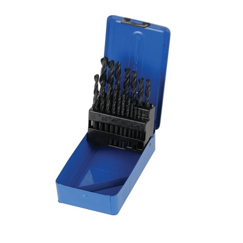 Silverline Ds50 Hss Jobber Drill Bit Set 19-Piece 1-10Mm