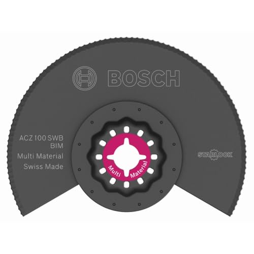 Bosch Accessories 1X Lama Segmentata Acz 100 Swb (Ø 100 Mm, Taglio E Raschiamento, Per Materiali Morbidi, Taglio Dell'Isolamento, Accessori Utensili M