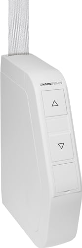 Homepilot Avvolgitore Elettrico Girevole A Parete Rollotron Pure Per Tapparelle Fino 30 Kg (Circa 5 M²), Per Cinghia Da 23 Mm, Funzione Di Memoria 24