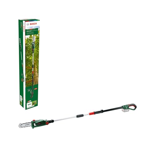 Bosch Home And Garden Motosega Elettrosega Svettatoio A Batteria Universalchainpole 18 (Senza Batteria, Confezione In Cartone, Sistema Da Volt)
