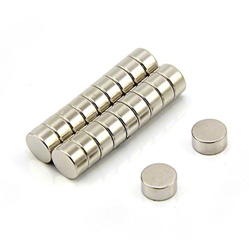 N42 Magneta Neodimio Per Arti, Mestieri, Produzione Di Modelli, Fai -Da -Te, Hobby, Ufficio E Casa - 10Mm Dia X 5Mm Di Spessore - 2,9Kg - Pacco Di 20