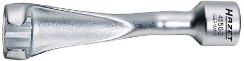 Hazet 4550-2 Chiave Per Condotti Di Iniezione, Argento, Attacco Quadro, Cavo, 12.5 Mm 1/2 Di Pollice