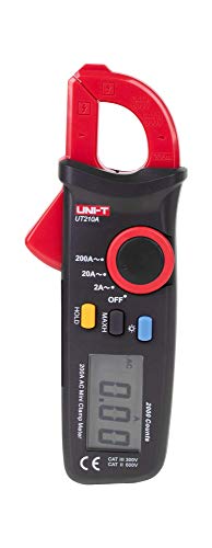 Uni-T Ut210 A/Mie0172 Multimetro Digitale Pinza Ac Dc Tensione Corrente Frequenza Resistenza Auto Range