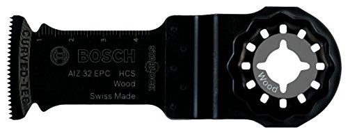 Bosch Accessories 5X Hcs Lama Per Tagli Dal Pieno Aiz 32 Epc Wood, Per Legno Tenero, 50 X 32 Mm, Accessori Utensili Multifunzione