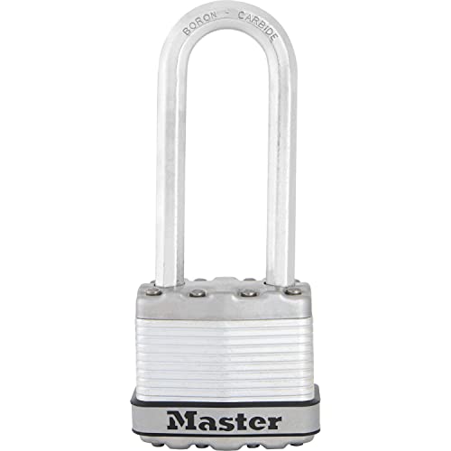 Master Lock Lucchetto Ad Alta Sicurezza [Chiave] [Acciaio Laminato] [Esterno] [Archetto Xl] M1Eurdlj - Ideale Per Portali, Garage, Sconto