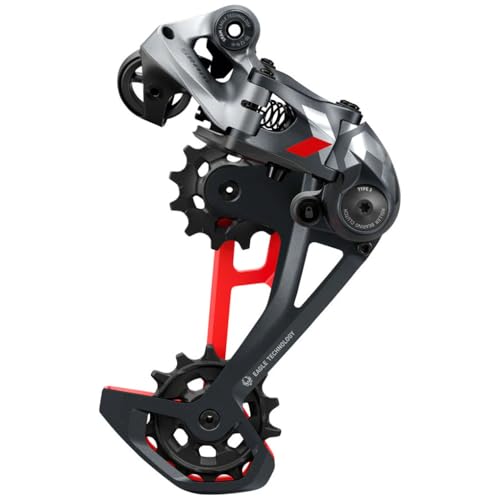 Cambio Sram X01 Eagle Caja Larga 52D Aluminio Rojo