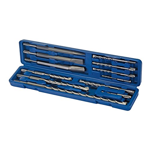 Silverline, Set Di Punte E Punte A Scalpello Sds-Plus, 12 Pz. - 633750
