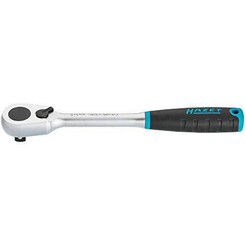 Hazet 916 Hp Hiper - Cricchetto Reversibile A Denti Sottili, Attacco Quadrato Da 1/2", Estremamente Resistente, 1000 Nm