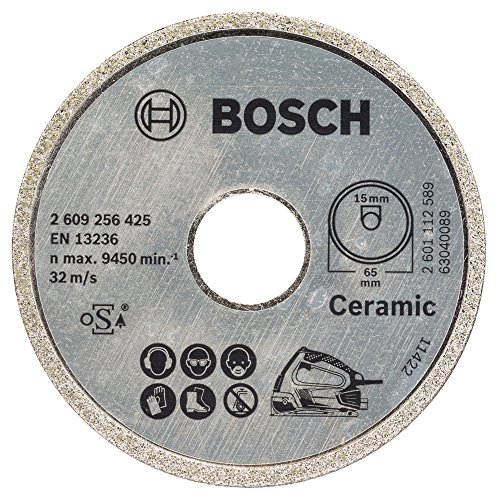 Bosch Accessories 2609256425 - Disco Diamante Cerámica: Pks 16Multi: Diy, Nero