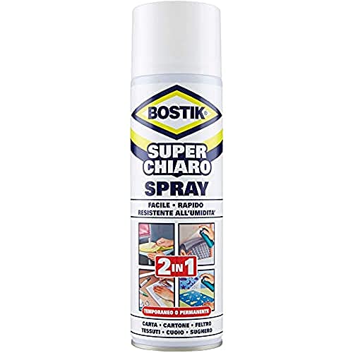 Bostik 3240060 Colla A Contatto Spray, Trasparente
