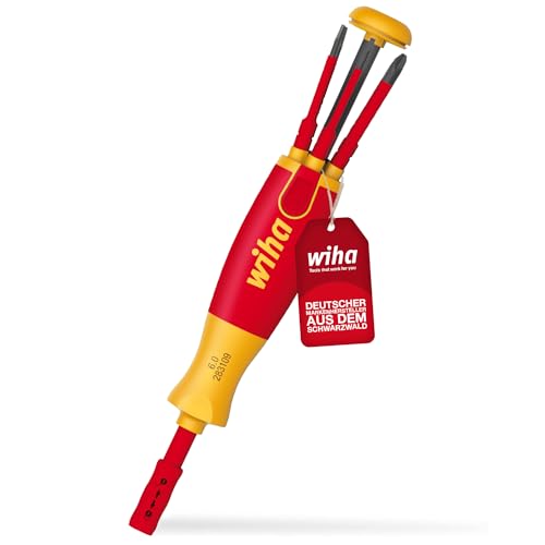 Wiha Destornillador Con Cargador Liftup Electric Ranurado, Phillips Con 6 Slimbits (38612)